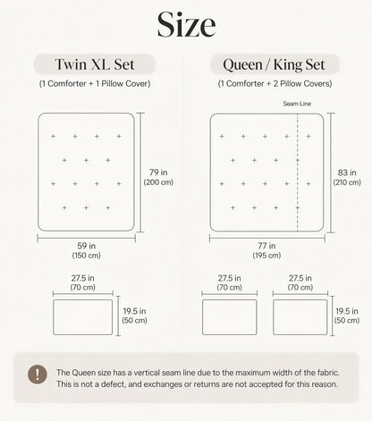 Cloud Check Comforter Set