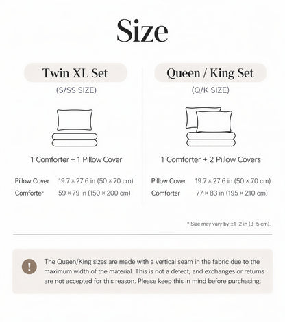 Cloud Check Comforter Set