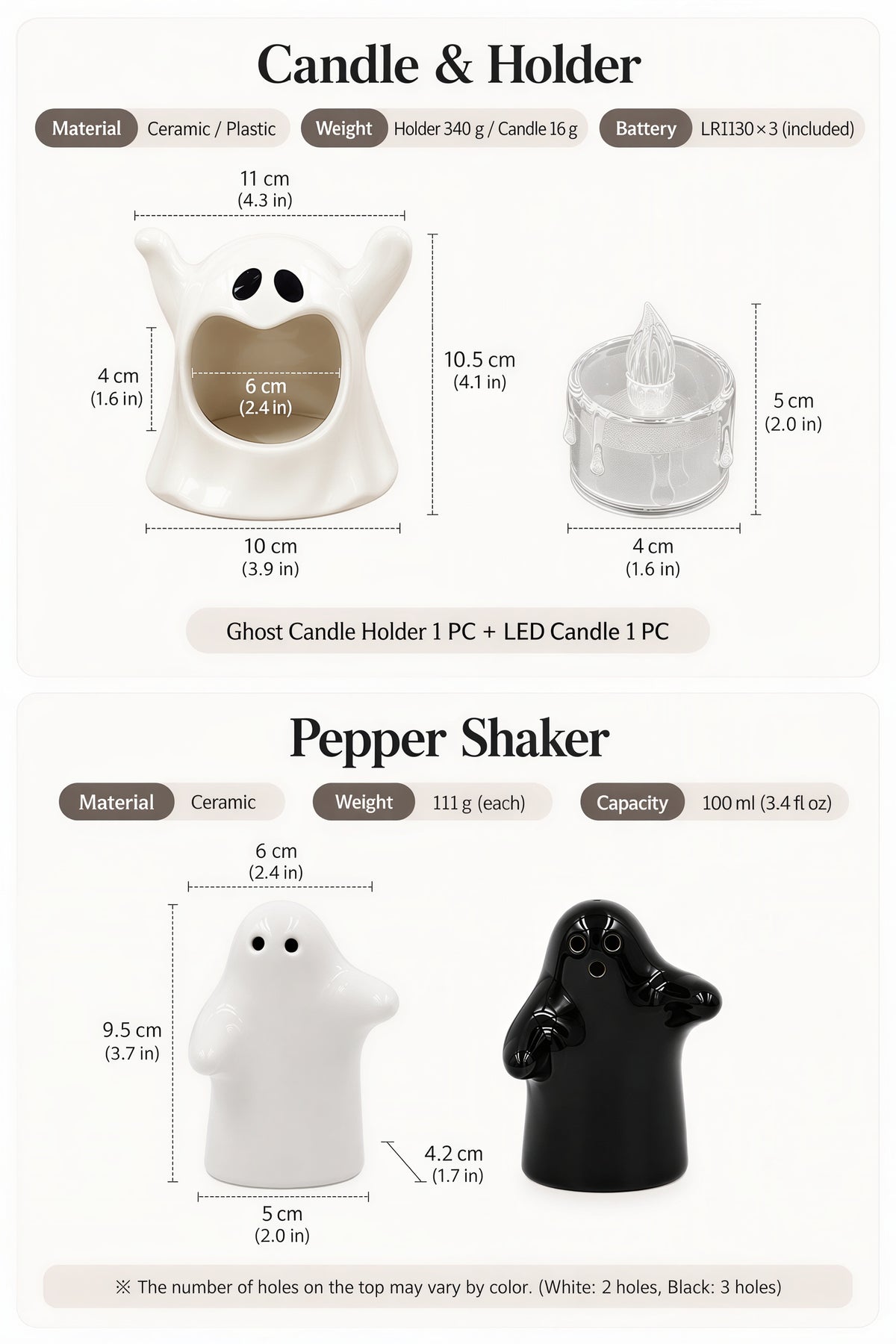 Hug Me Ghost Family Object Gift Set