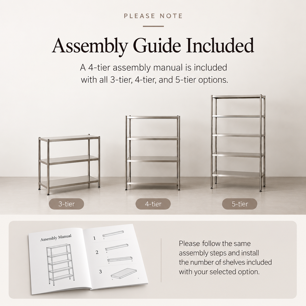Stainless Steel Storage Shelf