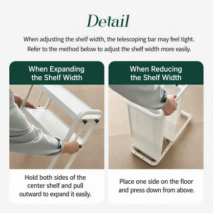 Adjustable Desk Storage Shelf (2-Tier)