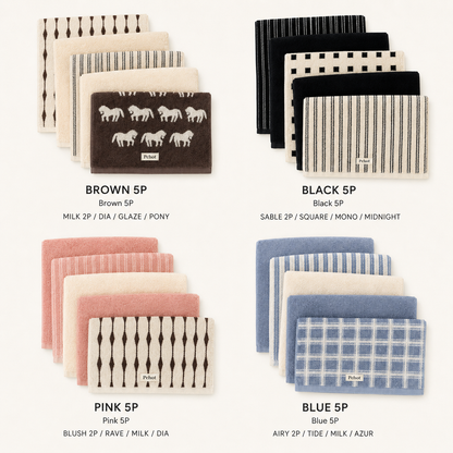 Slow Bath Design Soft 40s Cotton Towel Sets