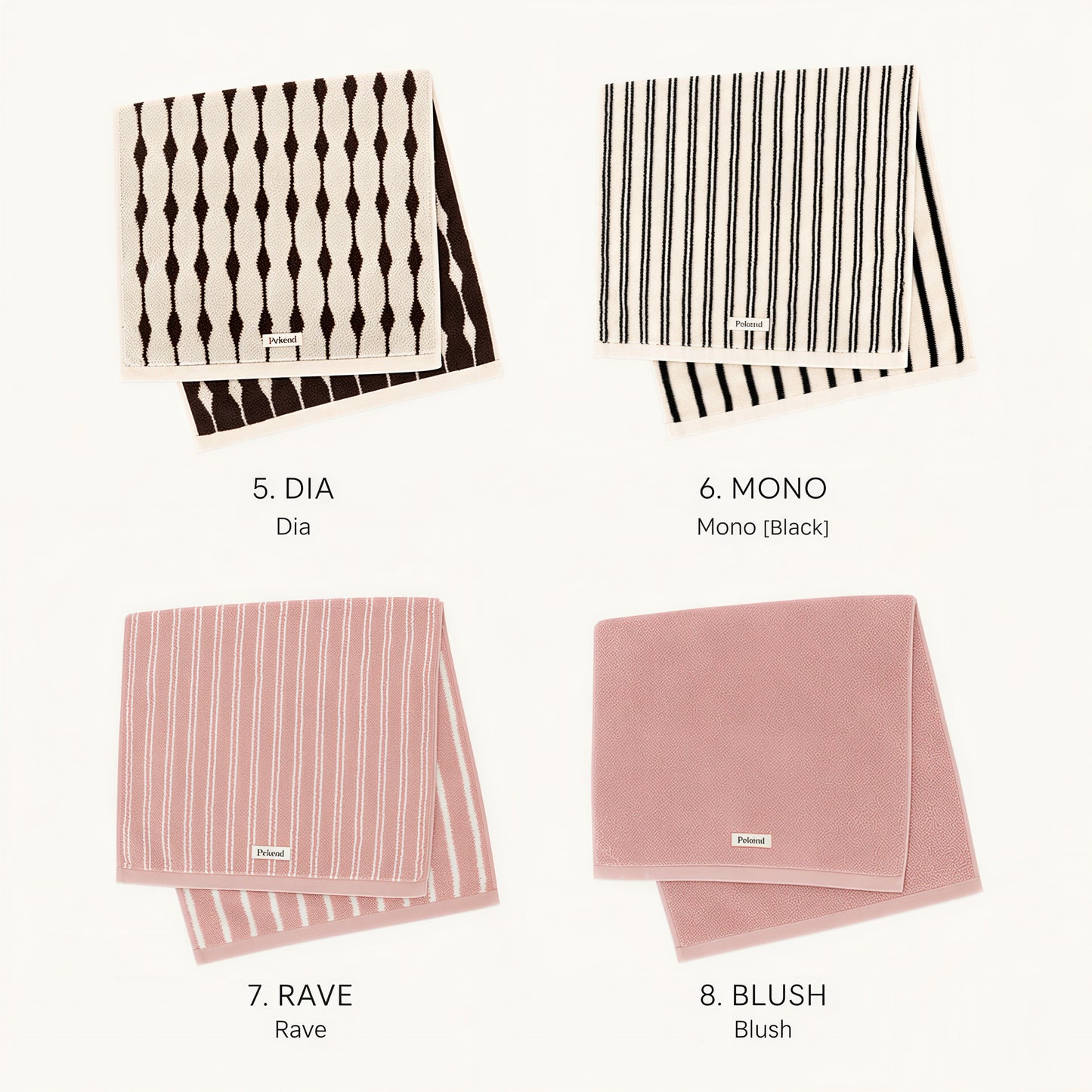 Slow Bath Design Soft 40s Cotton Towel Sets
