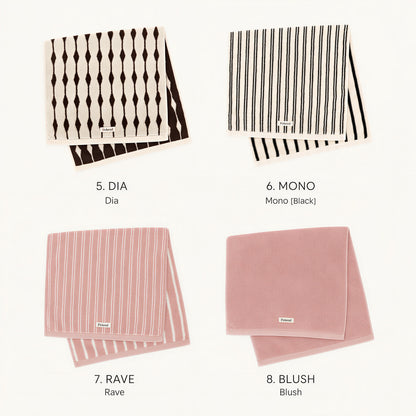 Slow Bath Design Soft 40s Cotton Towel Sets