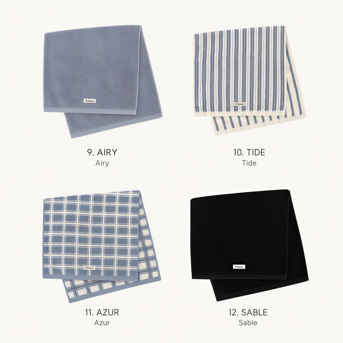 Slow Bath Design Soft 40s Cotton Towel Sets