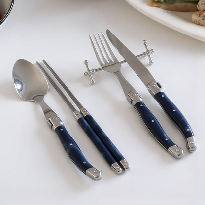 Laguiole Flatware & Chopsticks Set for 2 (8-Piece)