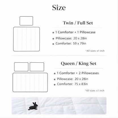 Summer Bunny Cool-Touch Seersucker Comforter Set