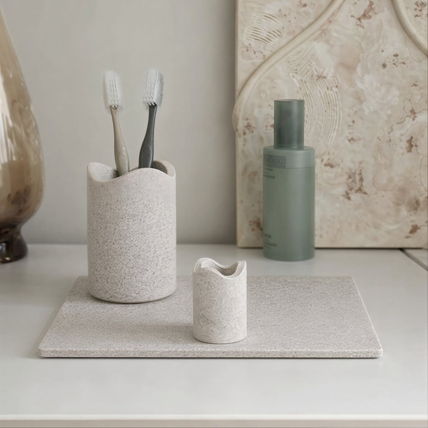 Premium Ceramic Toothbrush Holder Set(3pc)