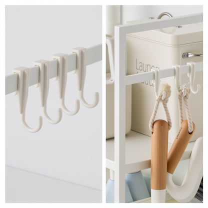 Jax Hidden Storage Rolling Cart