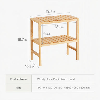 Solid Wood Plant Stand