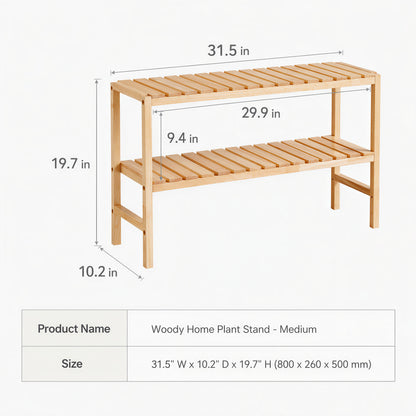Solid Wood Plant Stand