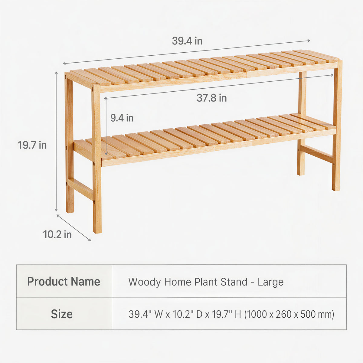 Solid Wood Plant Stand