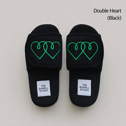 BWTZ Terry Velcro Memory Foam House Slippers