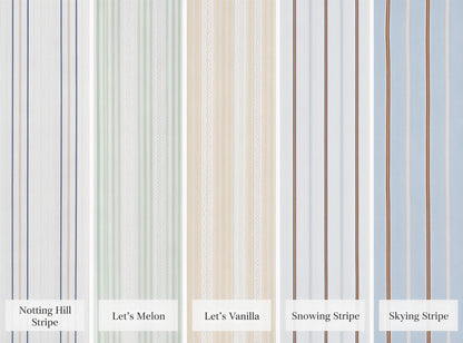 Notting Hill Stripe Vintage Door Curtain