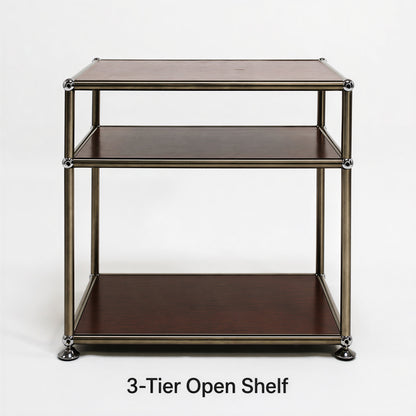 Mid-Century Birch 3-Tier Modular Shelf