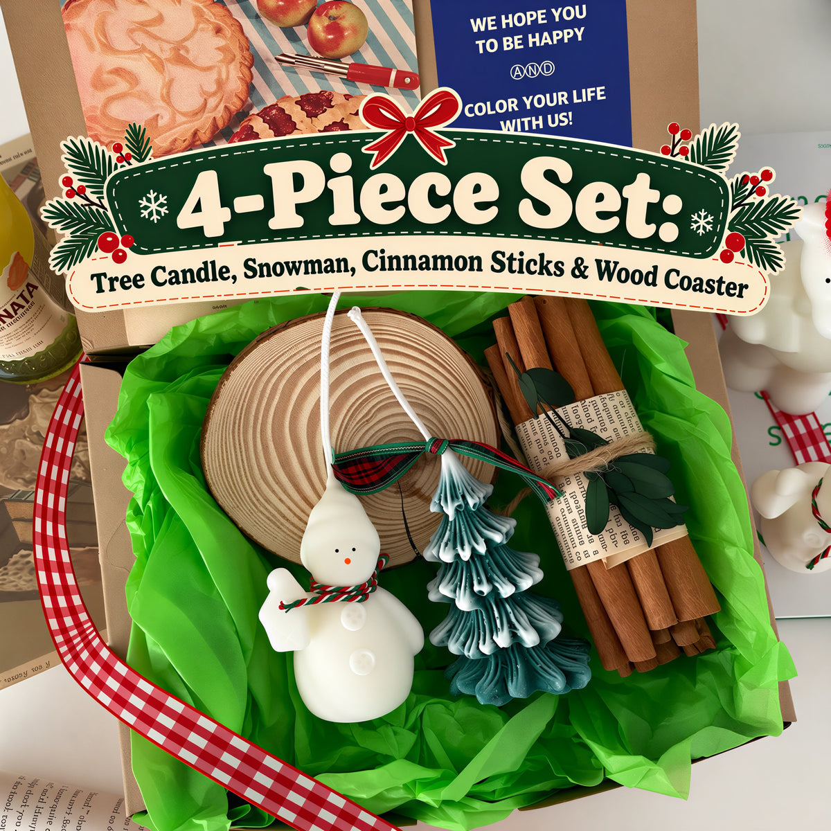 Cozy Christmas Candle Gift Set