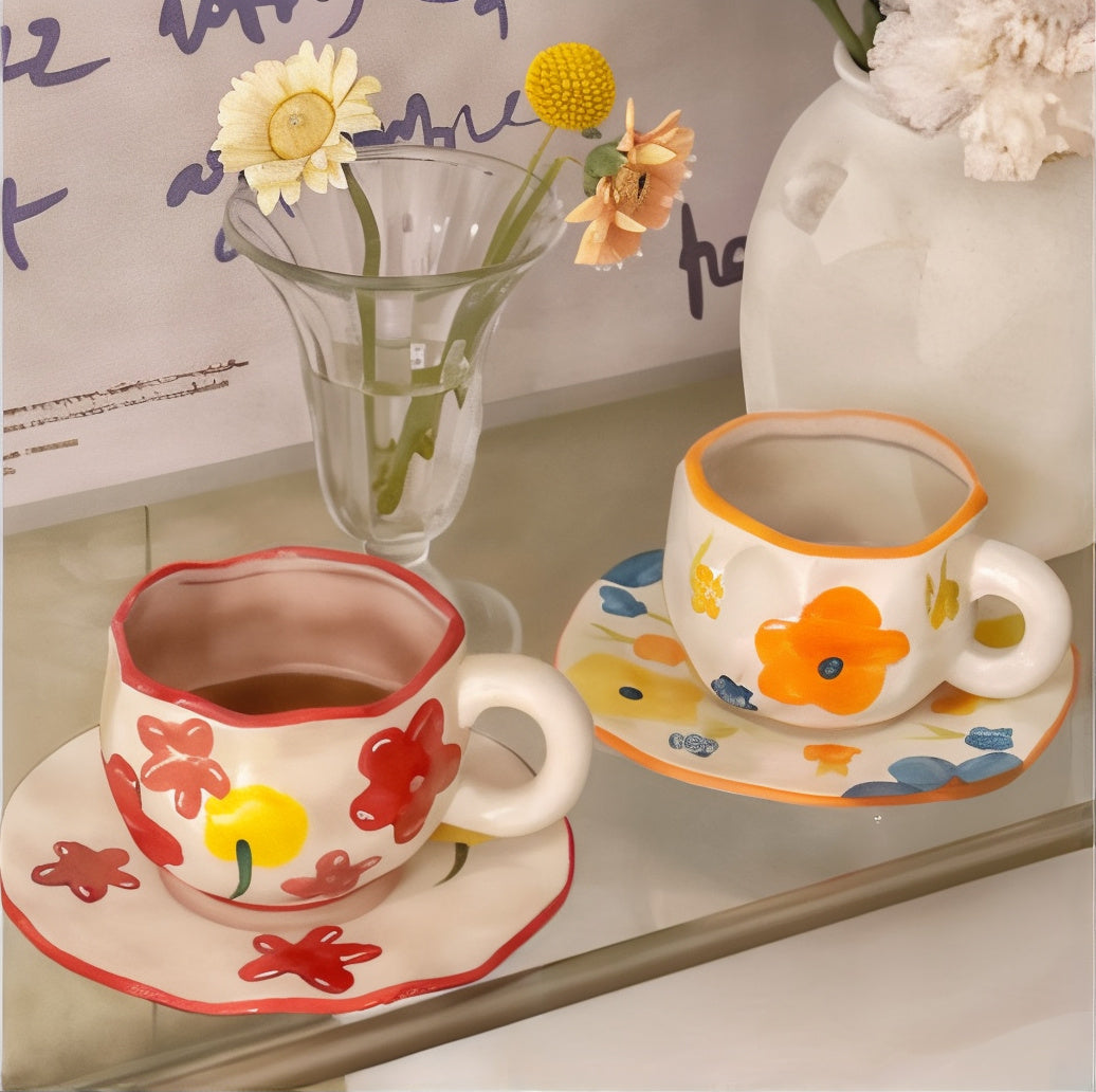 Ugly Chic Mug & Saucer Set