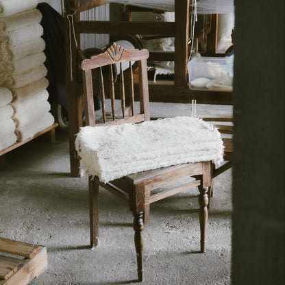Natural Cotton Fringe Rug