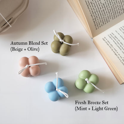Mini Cube Object Candle Gift Set of 2
