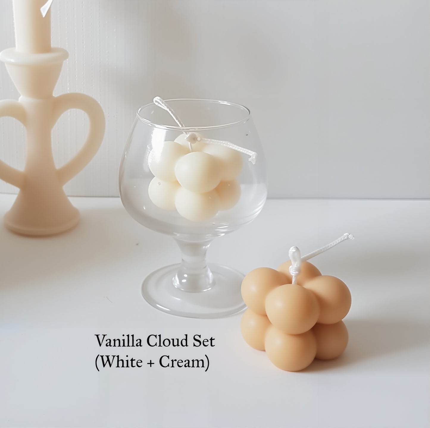 Mini Cube Object Candle Gift Set of 2