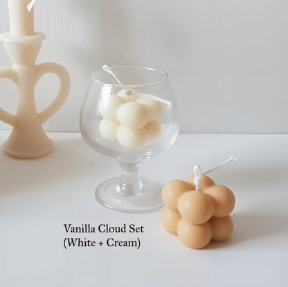 Mini Cube Object Candle Gift Set of 2
