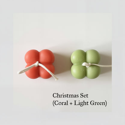 Mini Cube Object Candle Gift Set of 2