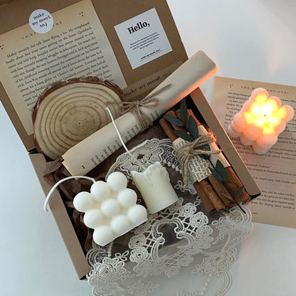 6-Piece Bubble Candle & Home Décor Gift Set