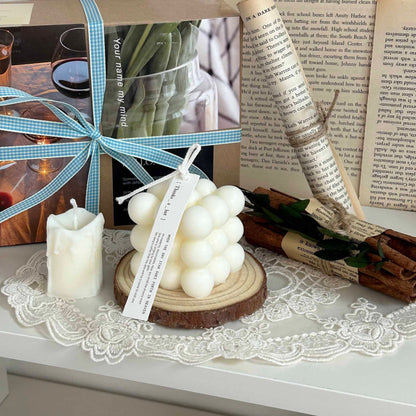 6-Piece Bubble Candle & Home Décor Gift Set