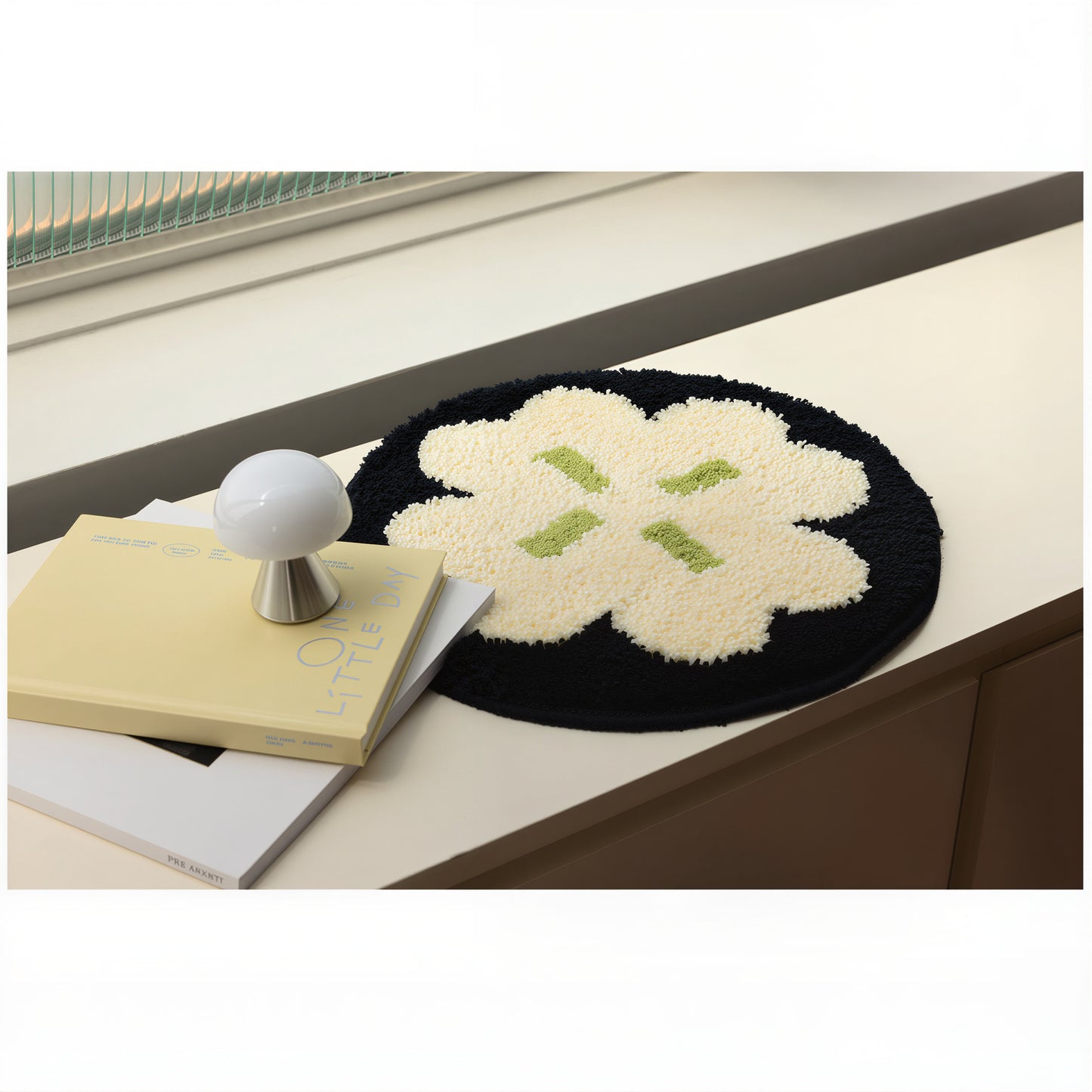Little Things Circular Accent Rug - close up