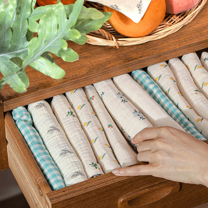 Micro Pattern Cotton Gauze Kitchen Towel