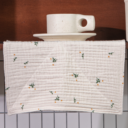 Micro Pattern Cotton Gauze Kitchen Towel