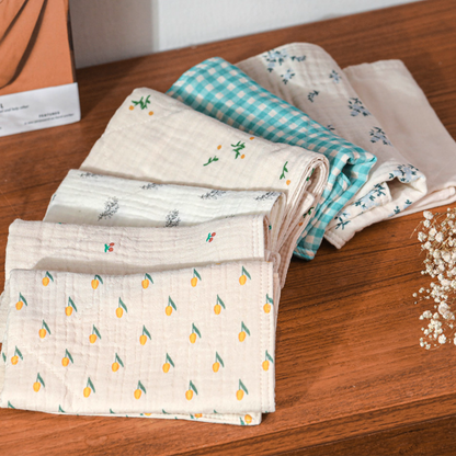 Micro Pattern Cotton Gauze Kitchen Towel