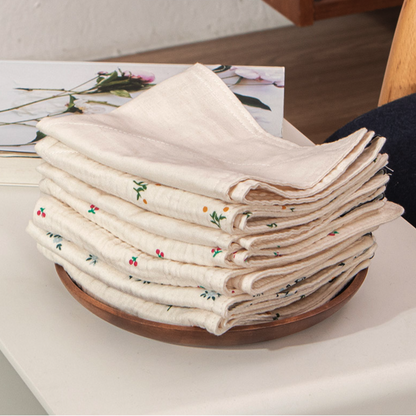Micro Pattern Cotton Gauze Kitchen Towel