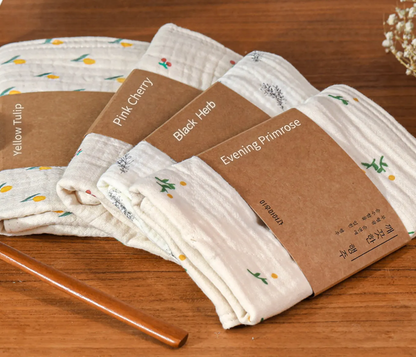 Micro Pattern Cotton Gauze Kitchen Towel