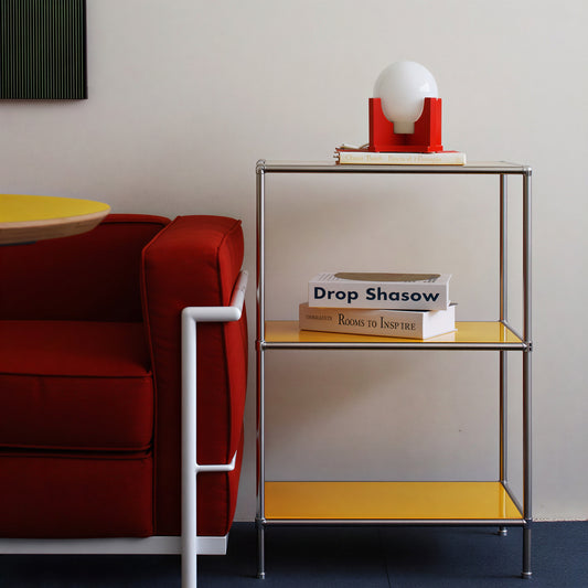 2 Tier Sqaure DIY Modular Storage Side Table