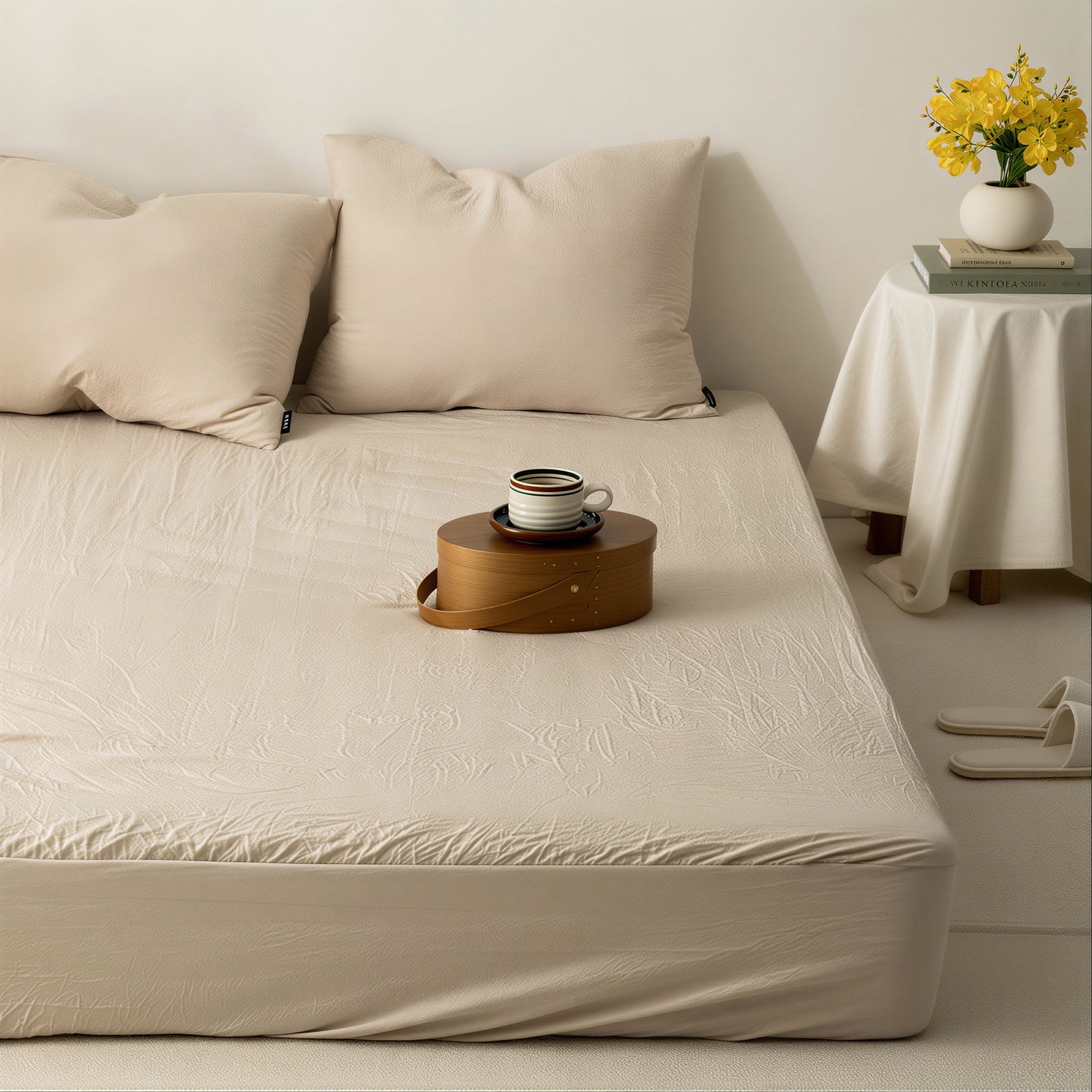 Pure Touch Antibacterial Washed Mattress Fitted Sheet - image 5 of 7