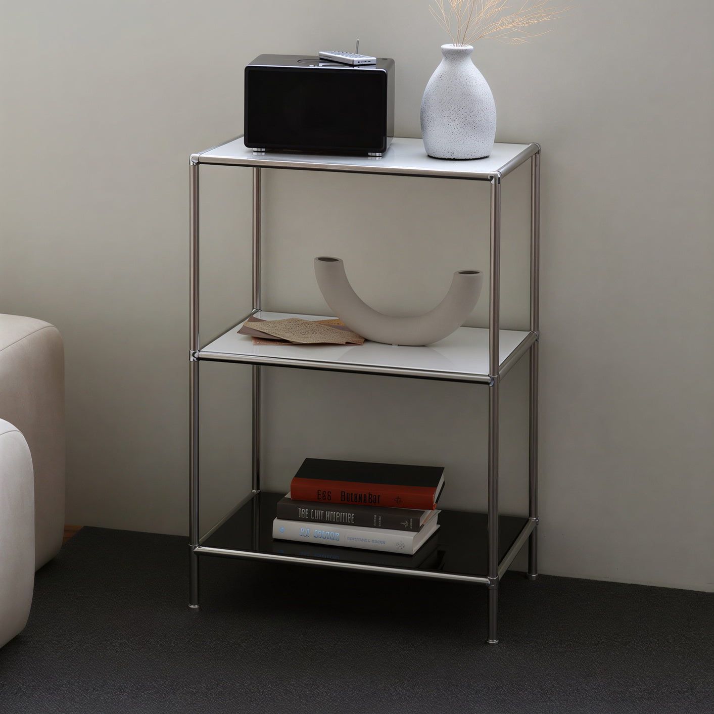 3 Tier Wide DIY Modular Storage Cabinet