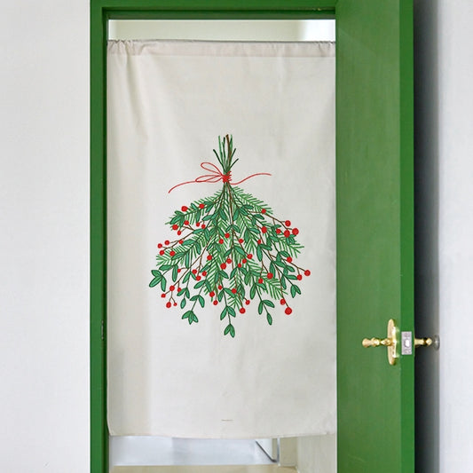 Christmas Bouquet Door Curtain