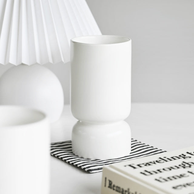 Ceramic Pedestal Mug – Sculptural Decor Piece - lifestyle