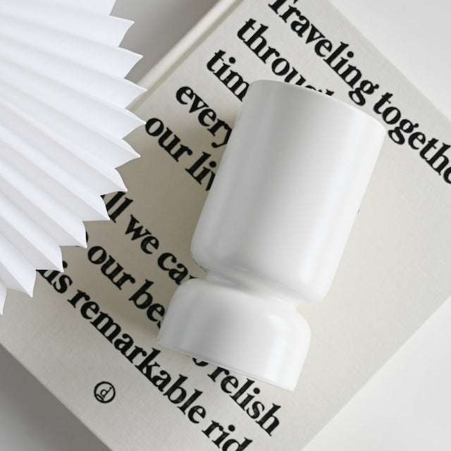 Ceramic Pedestal Mug – Sculptural Decor Piece - close up