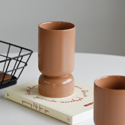 Ceramic Pedestal Mug – Sculptural Decor Piece - image 5 of 7