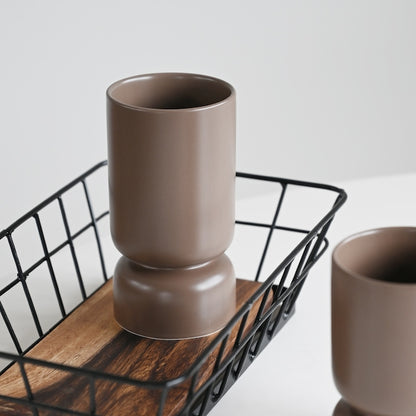 Ceramic Pedestal Mug – Sculptural Decor Piece - image 6 of 7