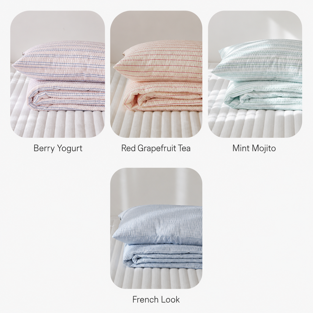Dear Summer Seersucker Summer Comforter Set