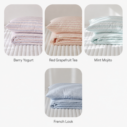 Dear Summer Seersucker Summer Comforter Set