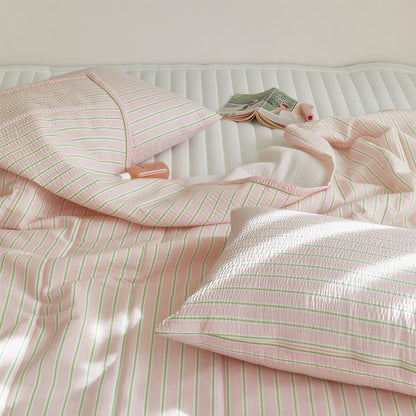 Dear Summer Seersucker Summer Comforter Set