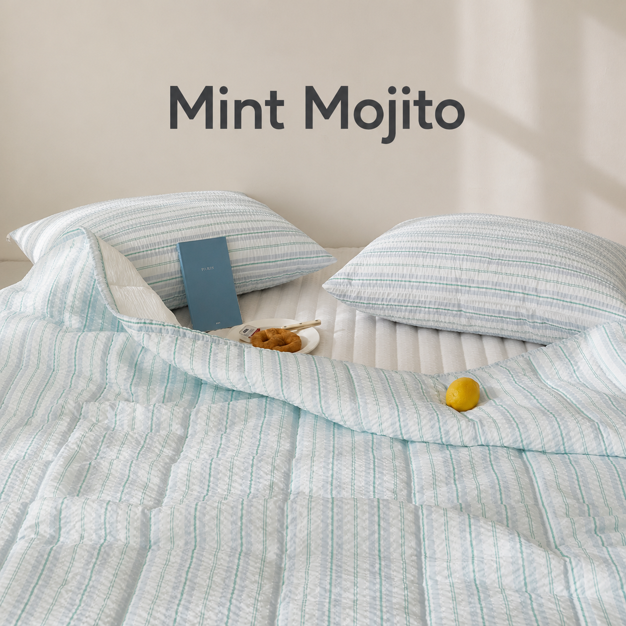 Dear Summer Seersucker Summer Comforter Set