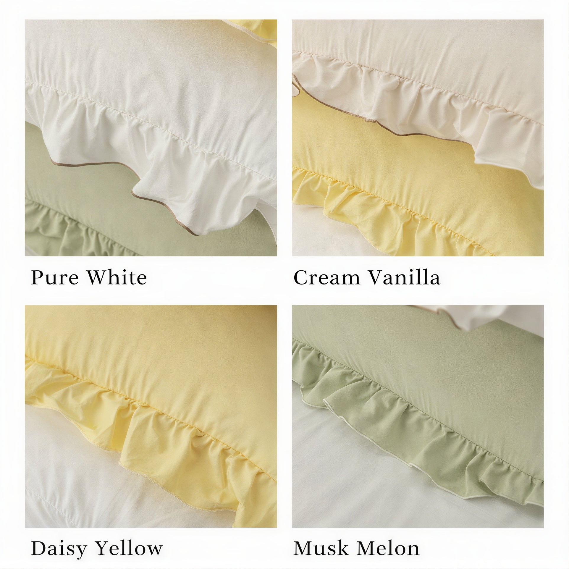 Soft Mood Hotel Frill Pillowcase - close up