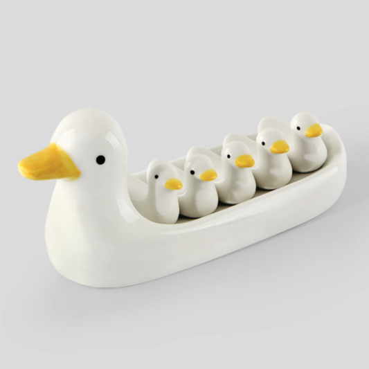 Duck Family Spoon Rest Set (6-Piece)