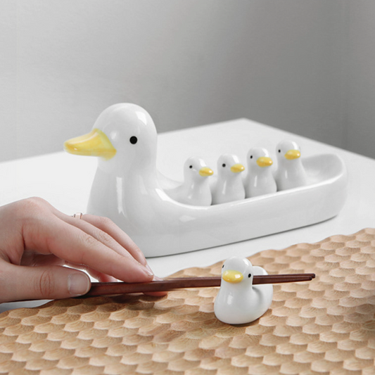 Duck Family Spoon Rest Set (6-Piece)