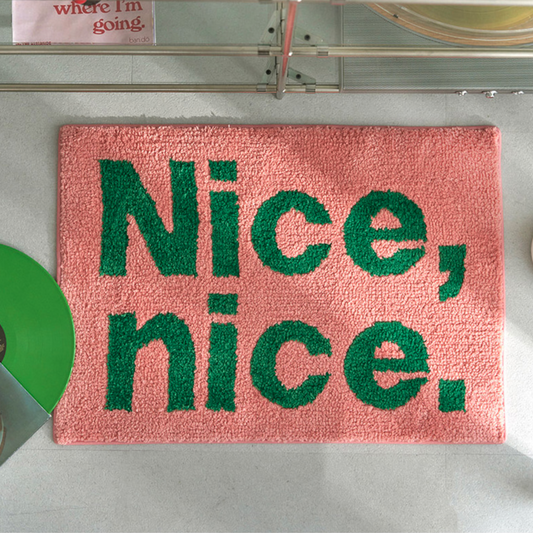Double Nice Soft Kitchen & Bath Mat - detail view